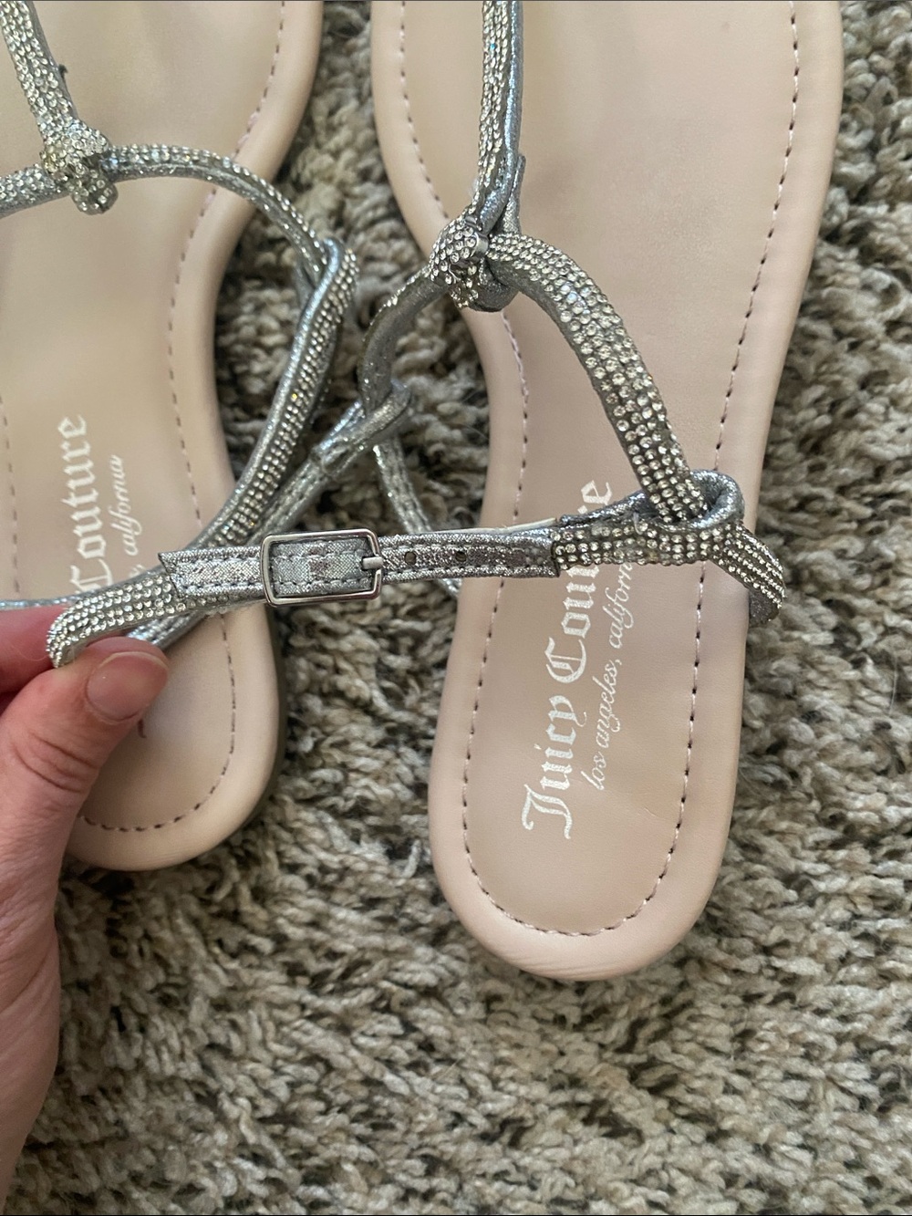 Juicy Couture Rhinestone Sandals - Picture 5 of 5